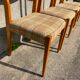 Series of 4 chairs in Scandinavian style 1960