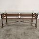 Mid century faux leather coffee table, 1960s