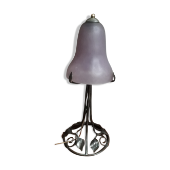 Lampe fer forgé 1920