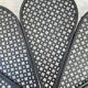 Vintage 1950s fireplace screen, fan shape.