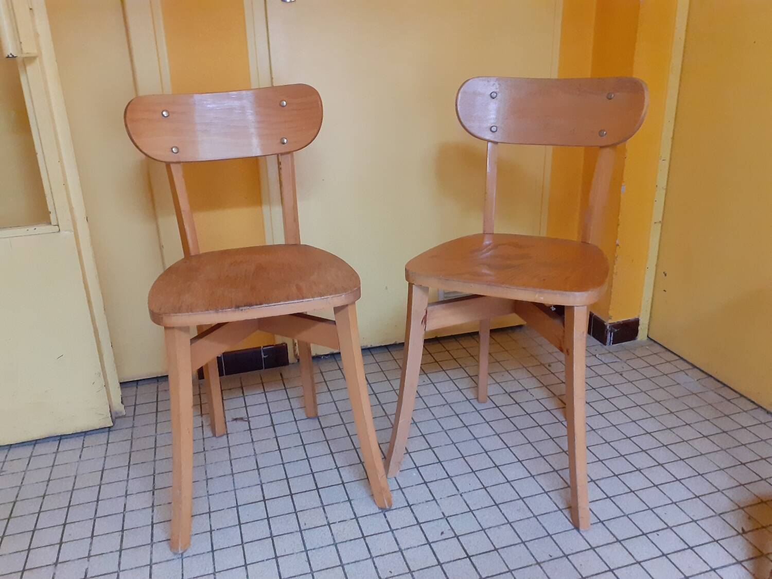 Paire de chaises bistrot