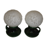 Pair of Fisher Leuchten lamps from 1960/70
