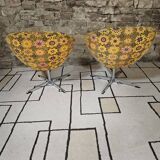 Pair of polystyrene cocktail shells 1970s