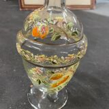 Enamelled decanter