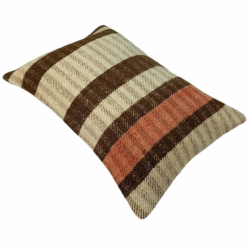 Vintage turkish handmade kilim cushion cover 40x60 cm