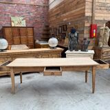 Oak farmhouse table from the early 20th century.