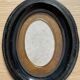 Black metal frame gold background Napoleon III
