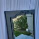 Antique beveled mirror