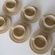 Coffee cup and vintage pyrity sandstone subcup
