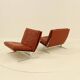 2 Easy Chairs Model BO 561 by Preben Fabricius & Jorgen Kastholm for BO-EX 1960s