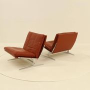 2 Easy Chairs Model BO 561 by Preben Fabricius & Jorgen Kastholm for BO-EX 1960s