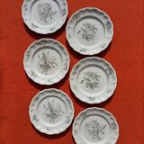 Porcelaine de Lunéville x6