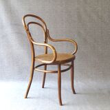 Viennese armchair in bentwood type canned bistro, circa 1900 UNGVAR