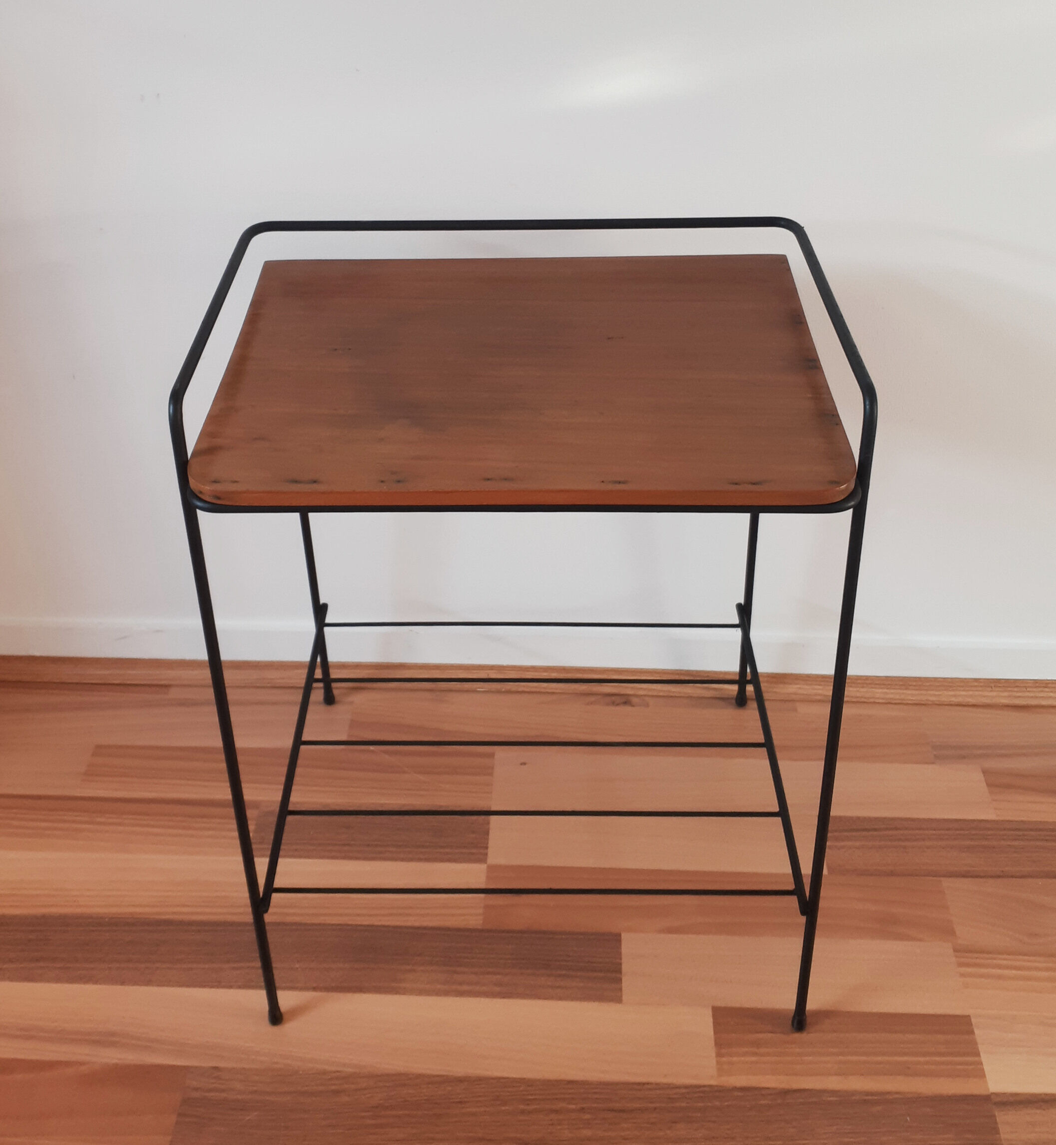Vinyl door table, electrophone holder, magazine holder, 50s