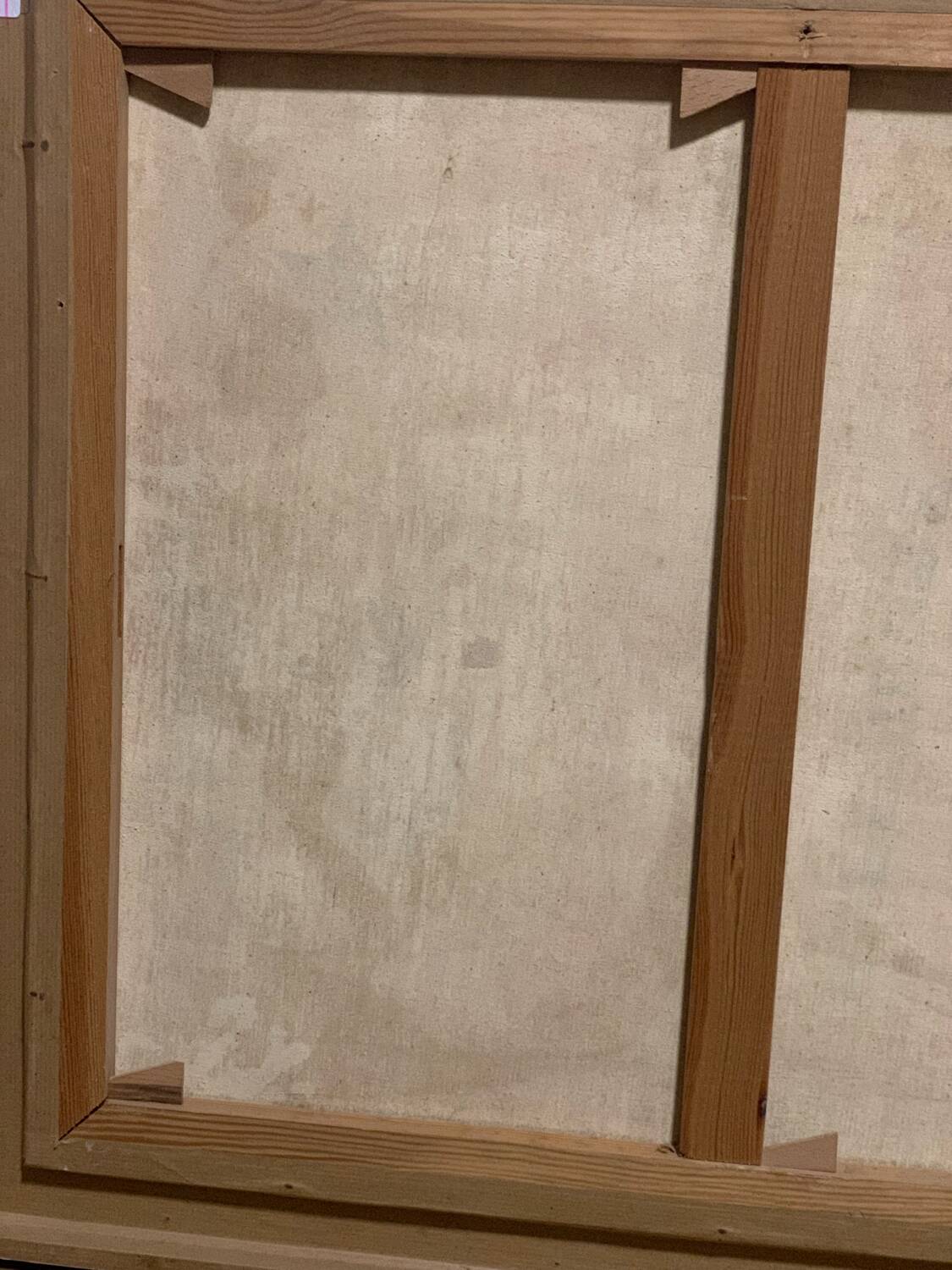 Oil on canvas - Haiti - market scene - signed