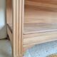 Antique wooden and marble buffet console