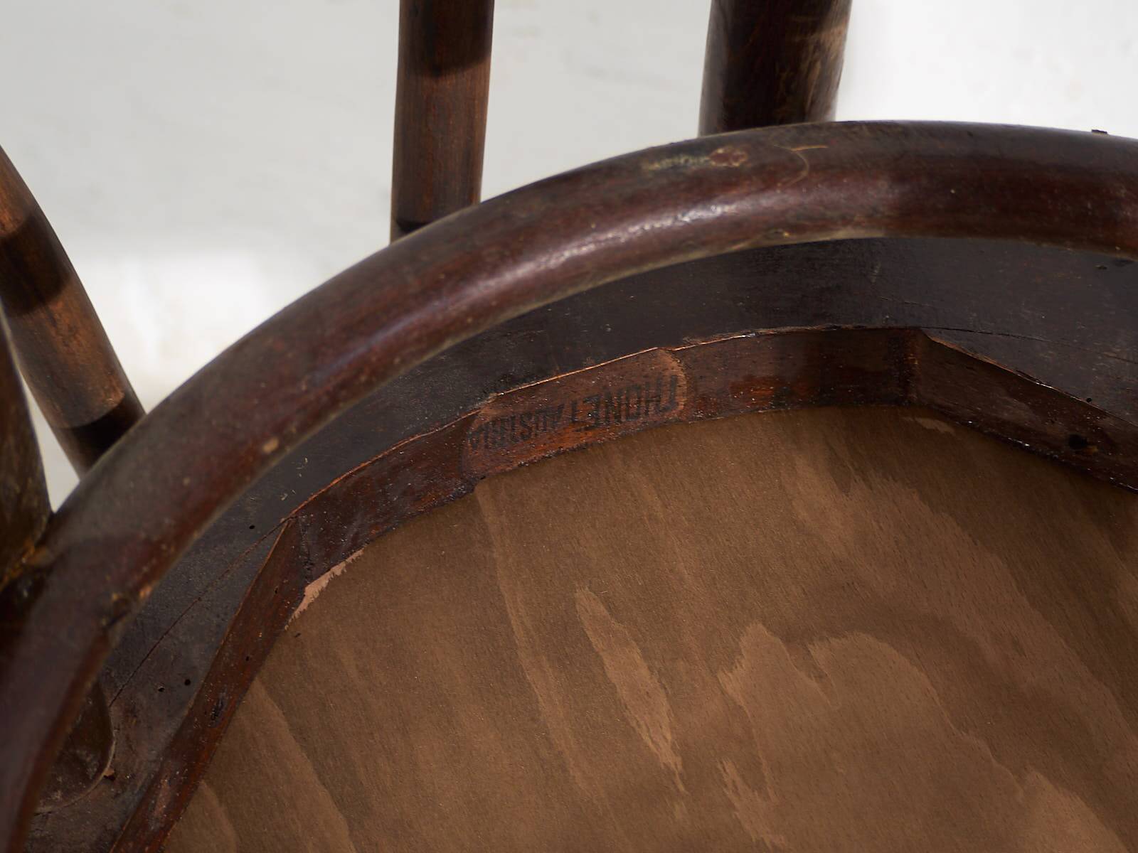 Antique Thonet Chairs No. 18 (c.1920). Set of 4 pieces #11