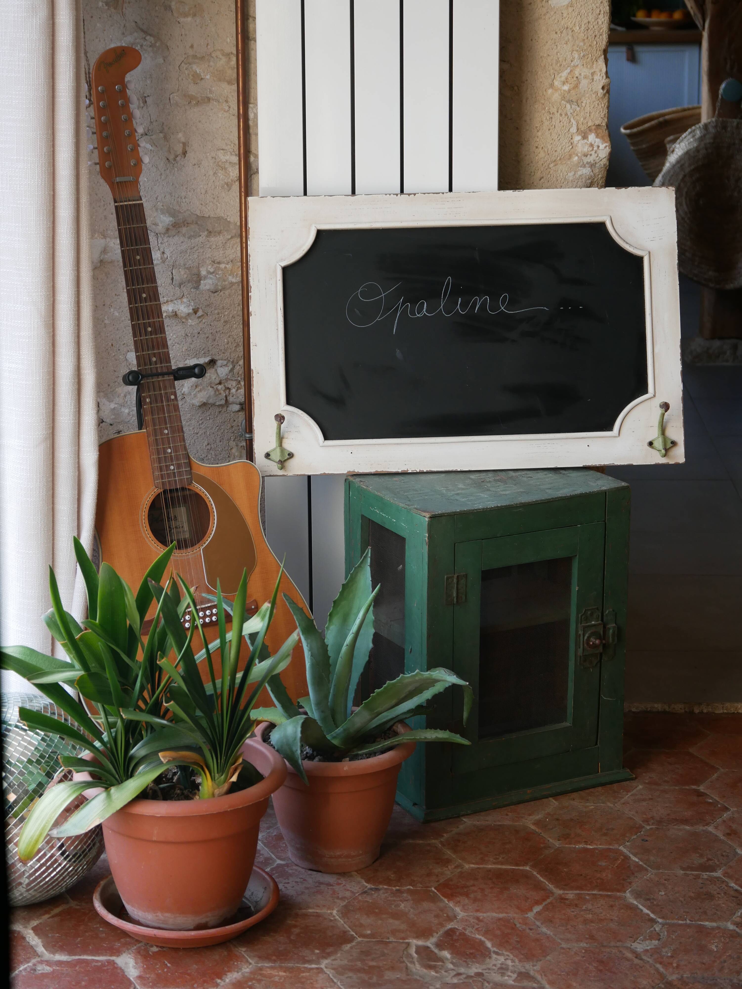 Coat hook slate board