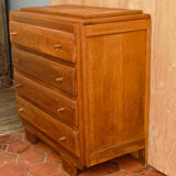 Chest of drawers light oak, 50s