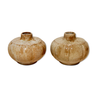 Set of two ceramic vases