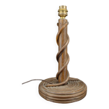 Louis Sognot rattan lamp, France circa 1950