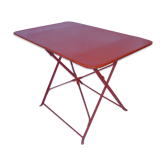 Table de jardin bistrot en métal