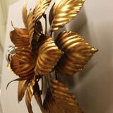 Masca floral wall lamp, 70's, Italy