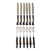 Box of 6 forks and 6 knives Haddad Jezzine Lebanon
