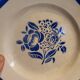 Set 6 assiettes Fleur Bleue 1920