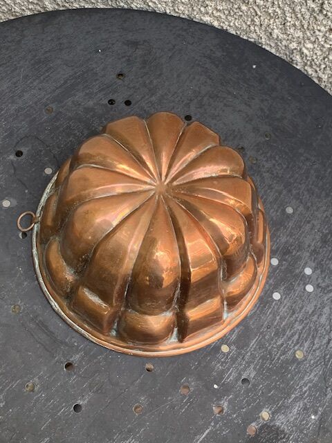 Copper kouglof cake mould