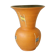 Vintage 1950s enamelled terracotta ceramic vase.