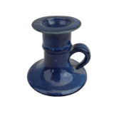 Blue candle holder