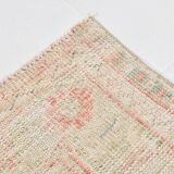 6x9 Pale Red & Beige Vintage Rug
