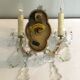 Two-arm crystal light wall light
