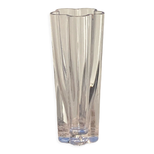vase années 70 en cristal