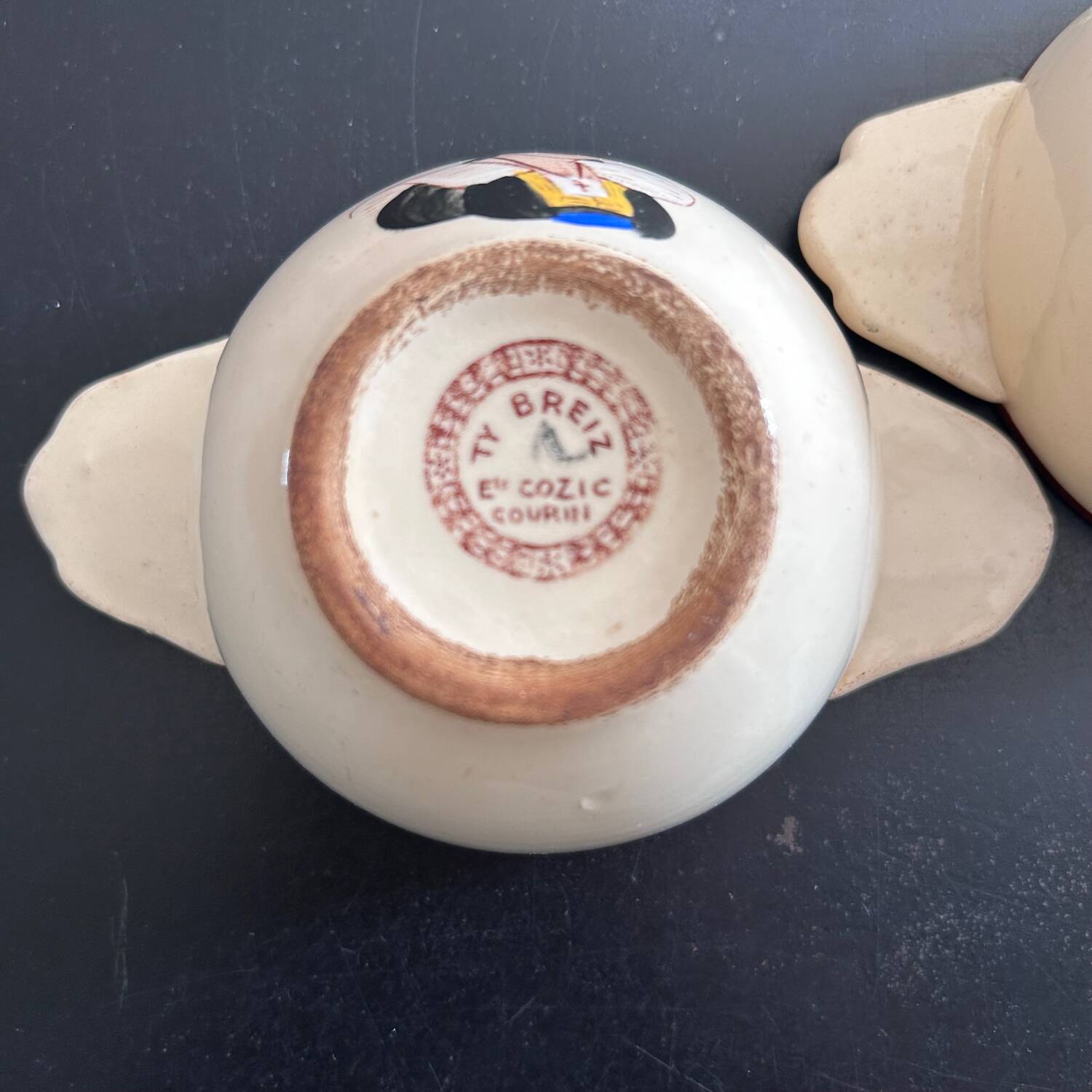 Paire de bols bretons anciens