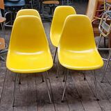 Set of 4 DSX chairs, Herman Miller