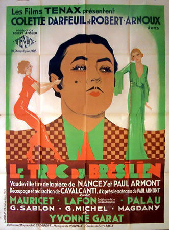 Original film poster of 1932.Le thing of the Brazilian
