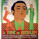 Original film poster of 1932.Le thing of the Brazilian