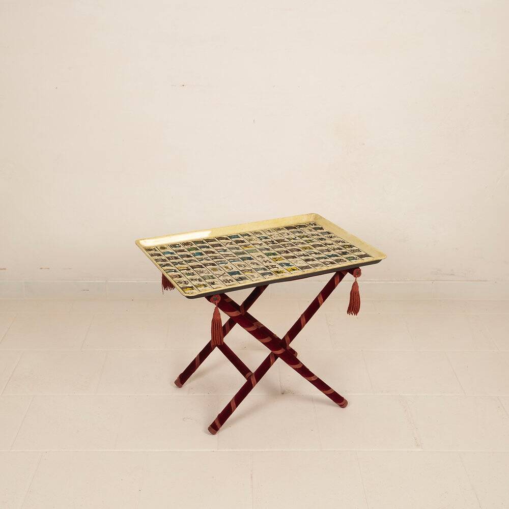 Heraldic tray table by Piero Fornasetti 1950