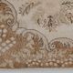 Tapis Aubusson ancien tons beiges et roses, élégant et raffiné, 209x335 Cm