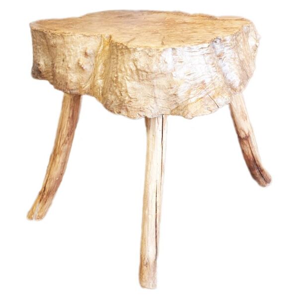 Billot/table brutaliste/primitif