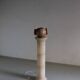 Alabaster column pedestal floor lamp | Italy | 1980s