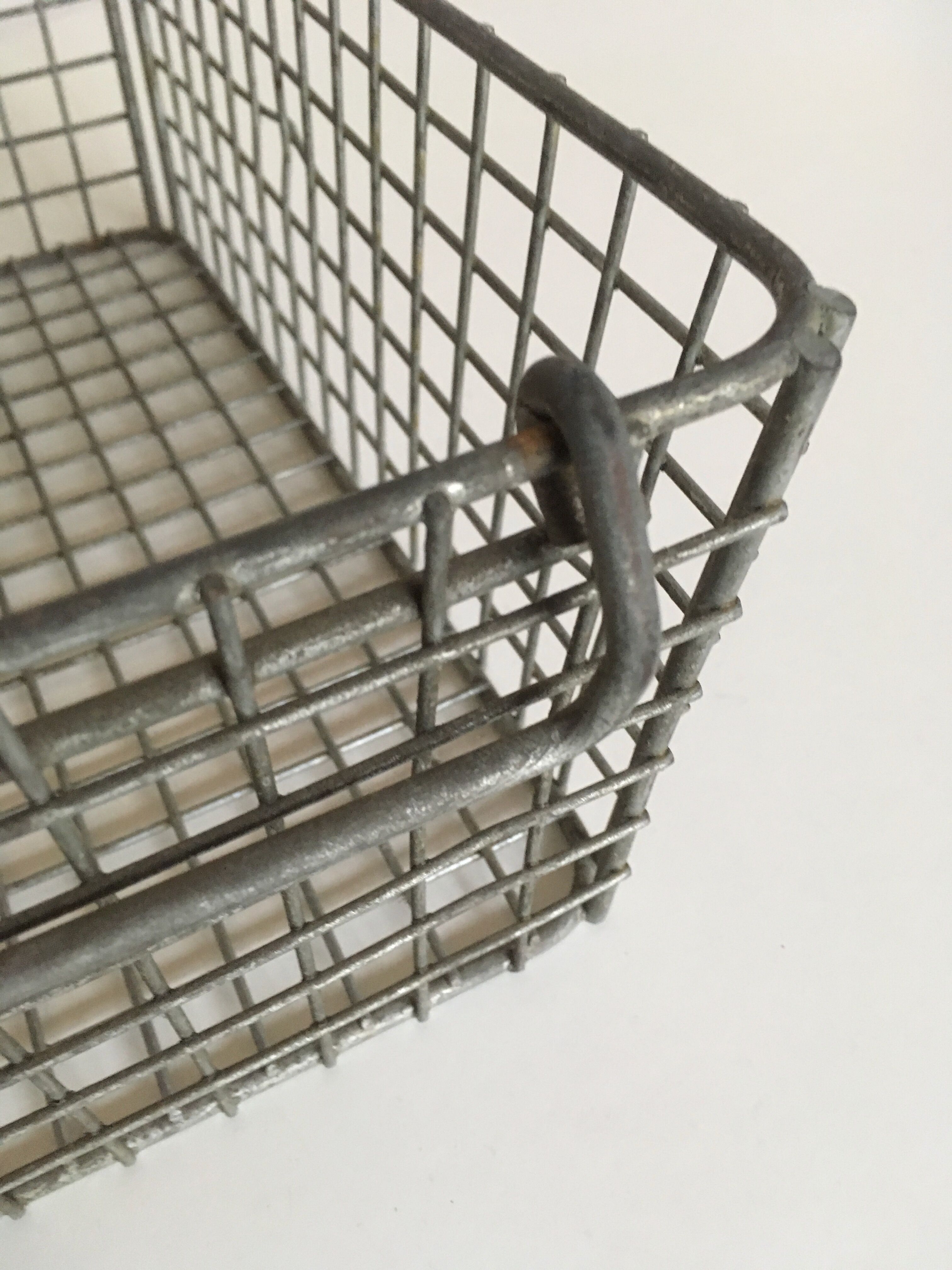 Metal-handled rack storage locker