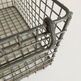 Metal-handled rack storage locker