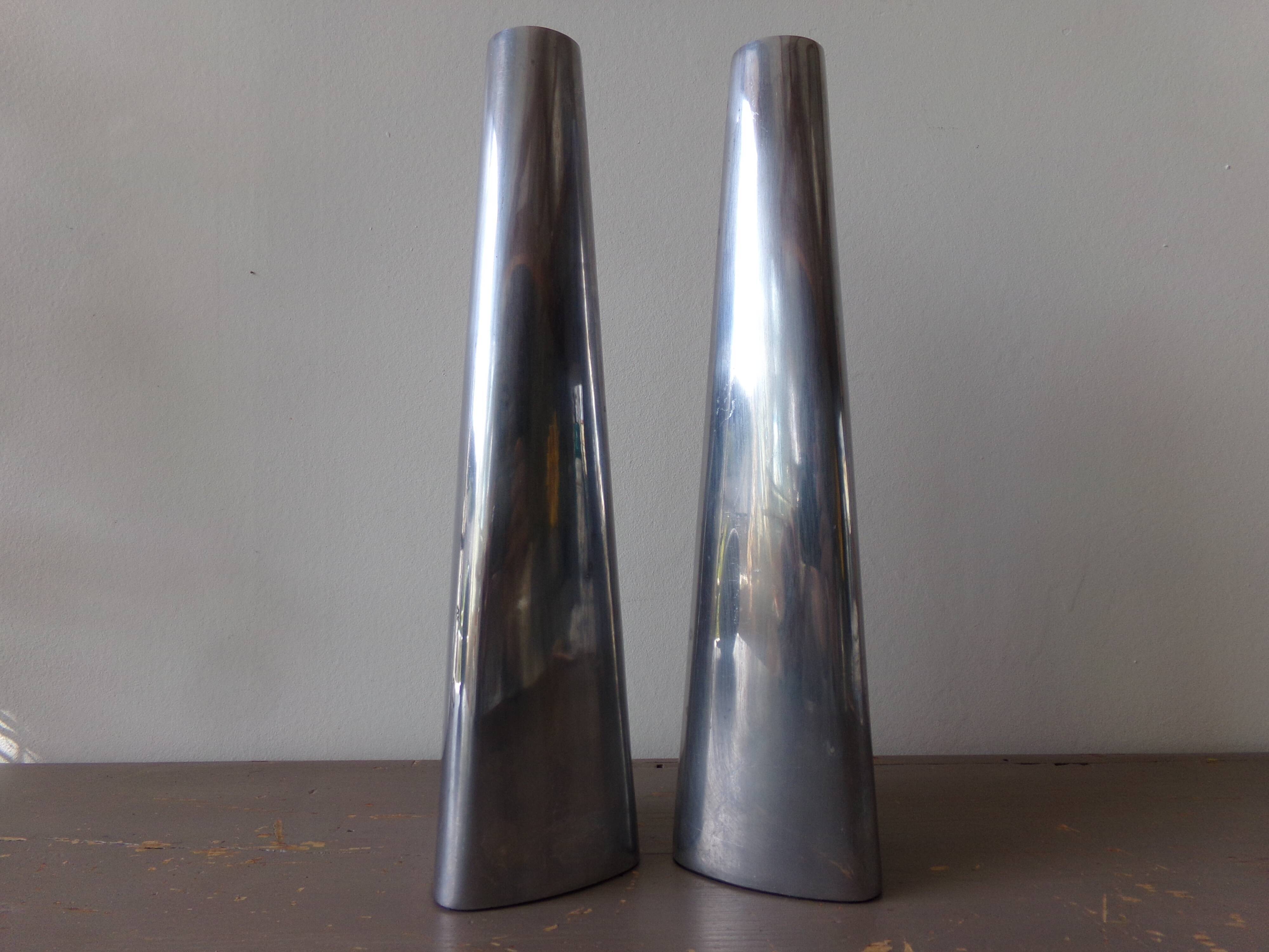 Bougoirs Ikea en aluminium