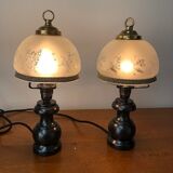 Vintage bedside lamps