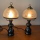 Vintage bedside lamps