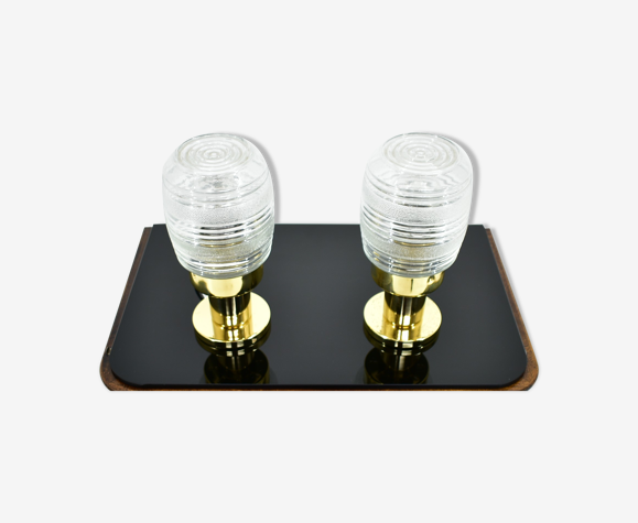 Paire de lampes de table du milieu du siècle Kamenicky Senov, années 1960