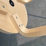 Mid-Century Modern High Stools K65 by Alvar Aalto for Artek, Finland, 2017, Set of 3